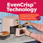 Instant Pot Vortex Plus 6QT XL Air Fryer, 6-in-1, Broils, Dehydrates, Crisps, Roasts, Reheats, Bakes for Quick Easy Meals, 100+ In-App Recipes, Dishwasher-Safe, from the Makers of Instant Pot, Black