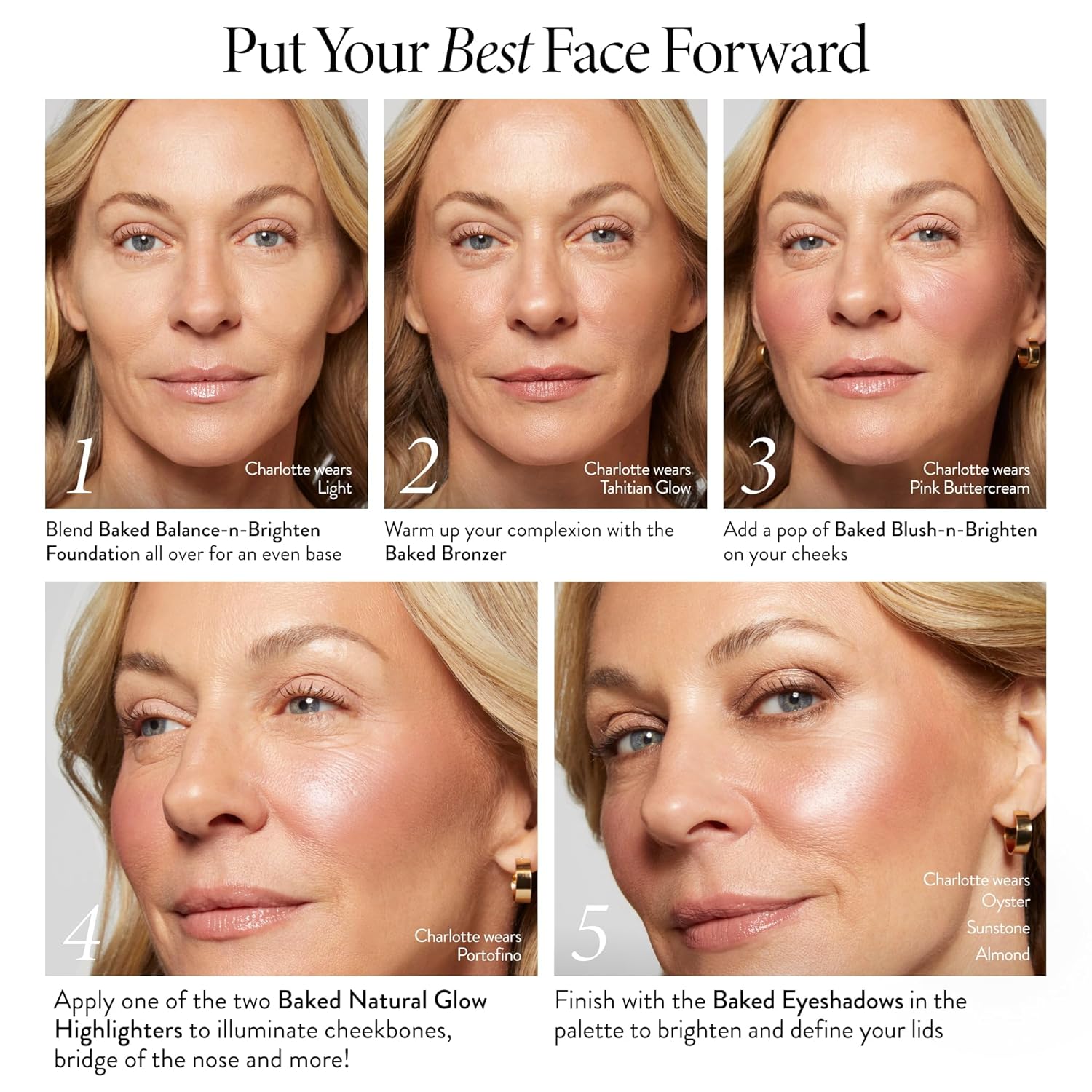 LAURA GELLER NEW YORK The Best of the Best Baked Palette - Full Size - Includes Bronzer, Blush, 2 Highlighters and 3 Eyeshadows - Travel-Friendly