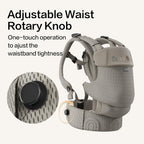 Rainbow Baby Carrier Newborn to Toddler, Breathable Mesh Baby Carrier with Adjustable Waist Rotary Knob, Enhanced Lumbar Support, Ergonomic, Sunshield,Lightweight Infant Carrier for 7-33 lbs