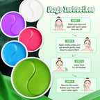 24K Gold Under Eye Patches - 60 Pack for Puffy Eyes, Dark Circles, Bags & Wrinkles with Collagen & Hyaluronic Acid - Eye Care Pads for Daily Skincare (Gold)