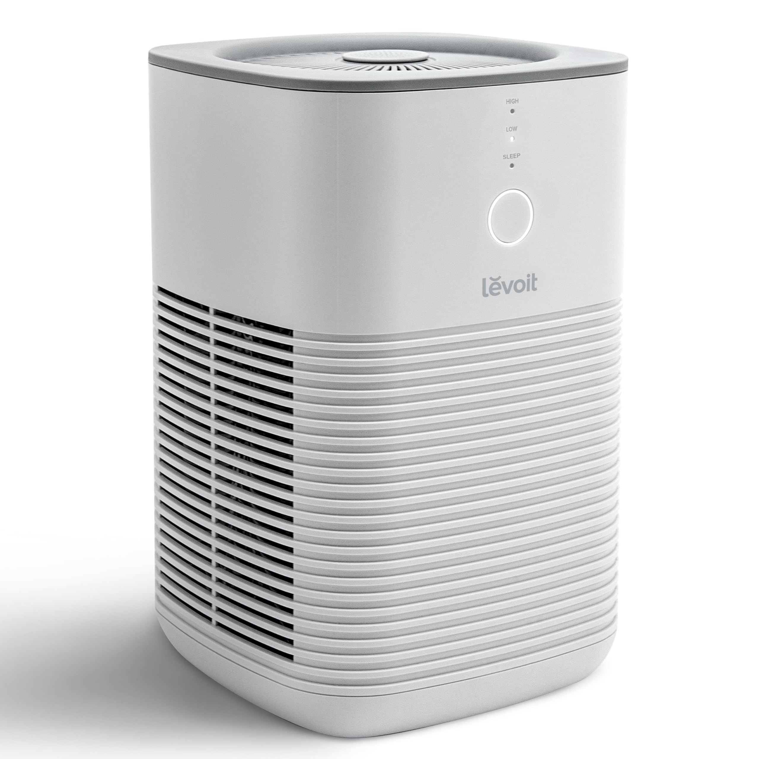 LEVOIT Air Purifiers for Bedroom Home Dorm, 3-in-1 Filter Cleaner with Fragrance Sponge for Better Sleep, Filters Smoke, Allergies, Pet Dander, Odor, Dust, Office, Desktop, Core Mini-P, White