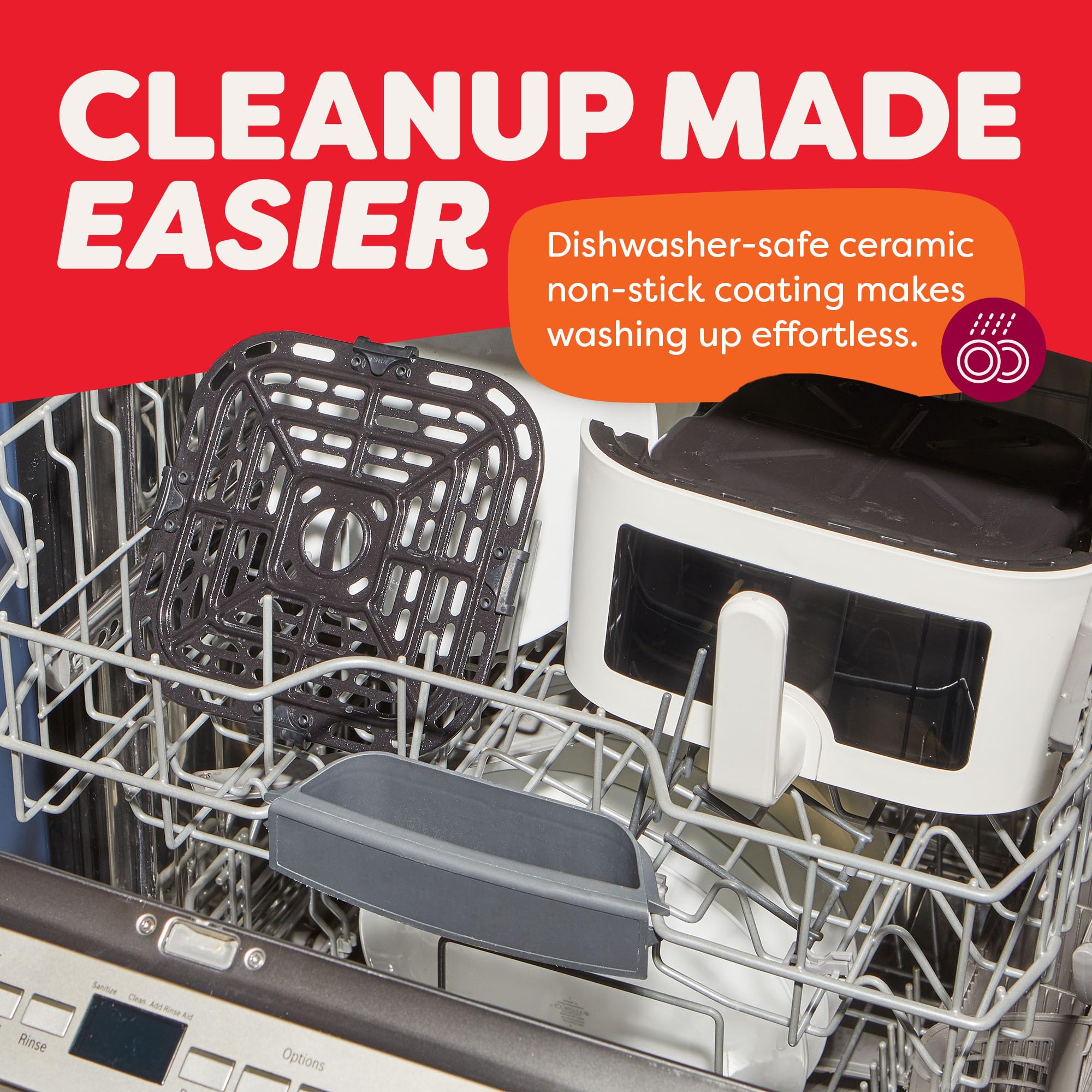 Instant Pot Vortex Plus 6QT XL Air Fryer, 6-in-1, Broils, Dehydrates, Crisps, Roasts, Reheats, Bakes for Quick Easy Meals, 100+ In-App Recipes, Dishwasher-Safe, from the Makers of Instant Pot, Black