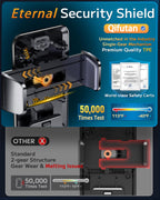 Qifutan Dash Mounted Phone Holders for Your Car Dash Phone Mount for Car Dashboard Air Vent Multi-Mount 3 in 1 Vehicle Windshield Holder Compatible Multi-Device Clip