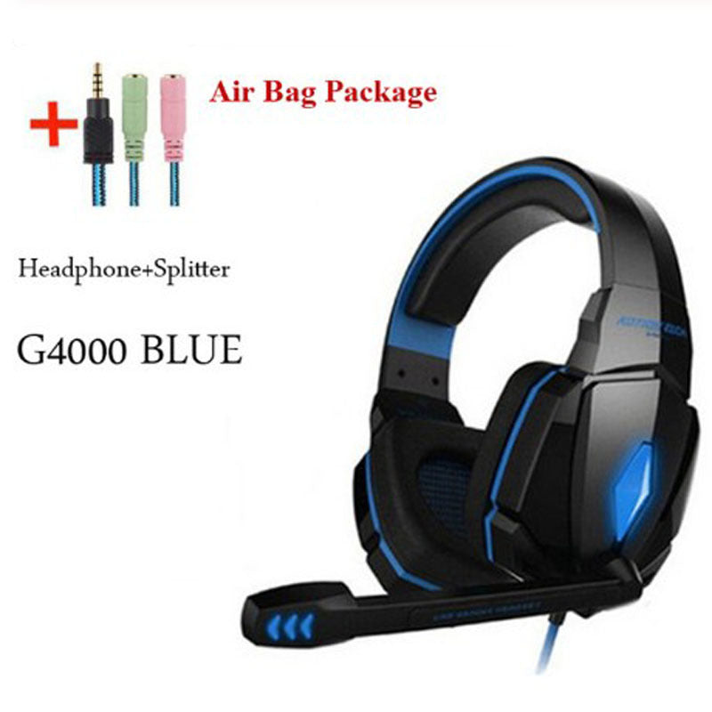 Pro Wired Gaming Headset – Surround Sound Headphones with Mic for PC & Console