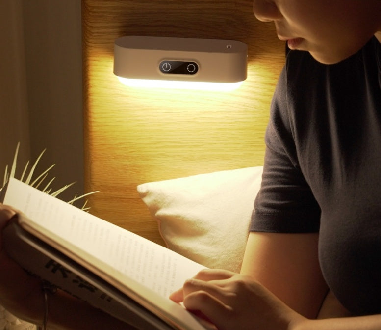 USB Rechargeable Magnetic Night Light – Dimmable LED Lamp for Cabinet, Desk & Dorm Room