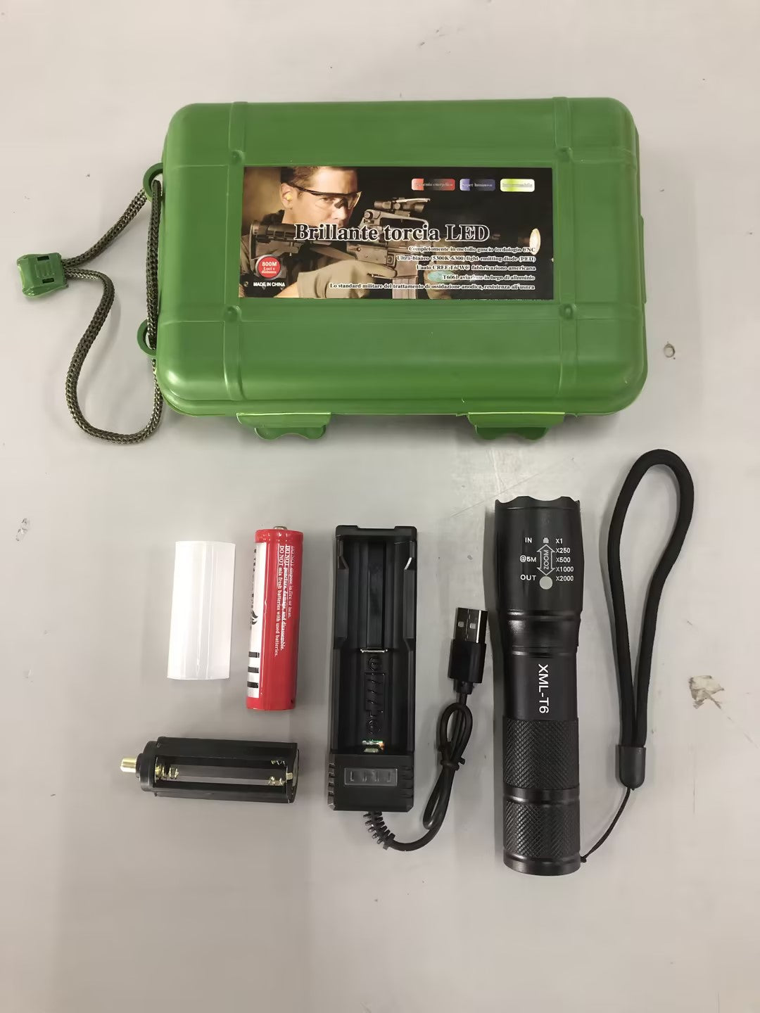 Super Bright LED Flashlight – Rechargeable Waterproof Tactical Torch for Camping & Home