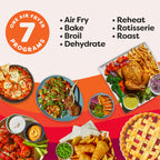 Instant Pot Vortex Plus 6QT XL Air Fryer, 6-in-1, Broils, Dehydrates, Crisps, Roasts, Reheats, Bakes for Quick Easy Meals, 100+ In-App Recipes, Dishwasher-Safe, from the Makers of Instant Pot, Black