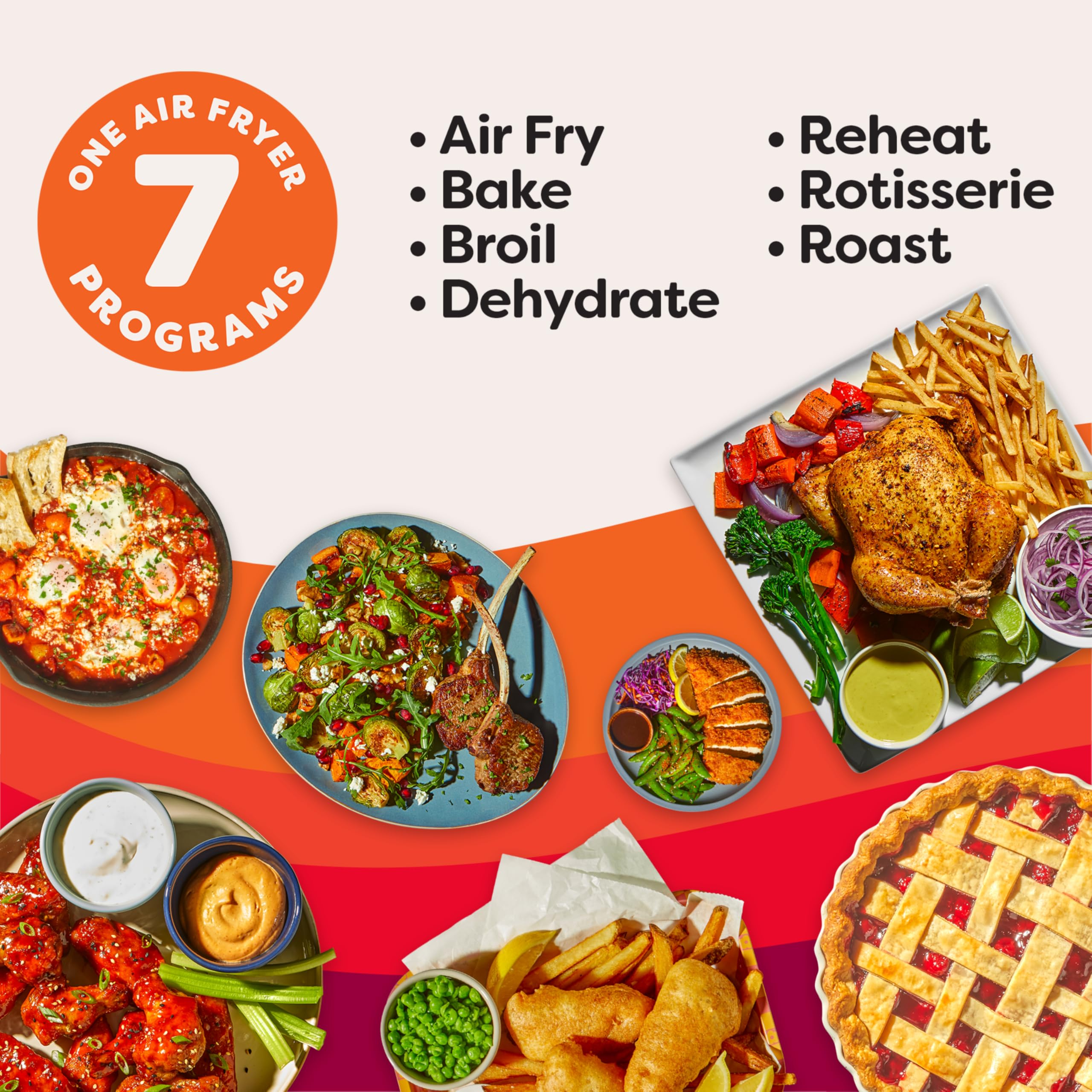 Instant Pot Vortex Plus 6QT XL Air Fryer, 6-in-1, Broils, Dehydrates, Crisps, Roasts, Reheats, Bakes for Quick Easy Meals, 100+ In-App Recipes, Dishwasher-Safe, from the Makers of Instant Pot, Black