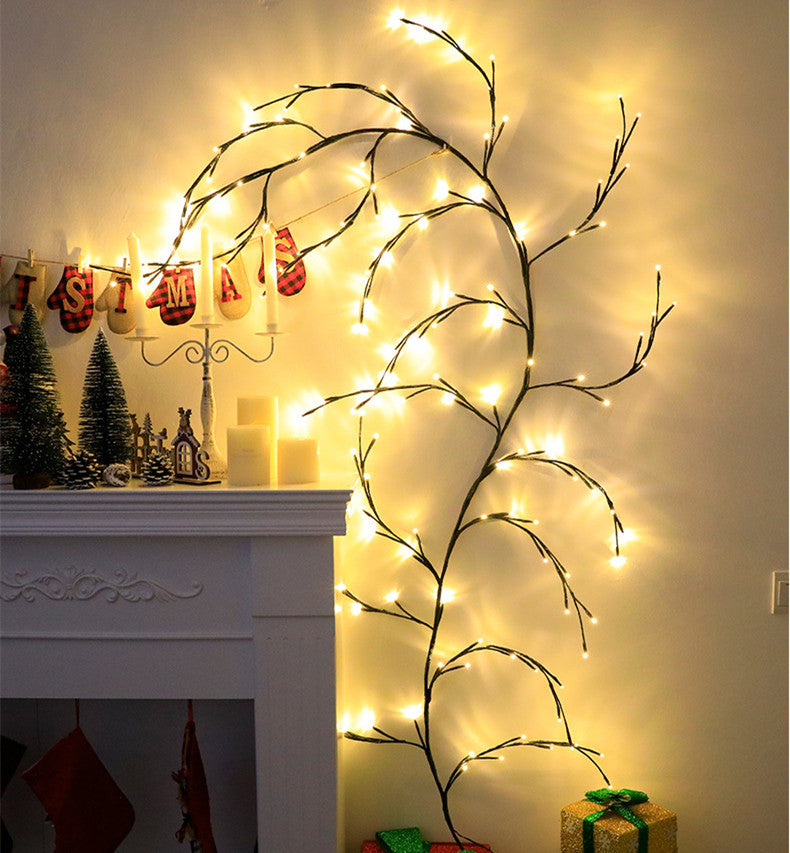 LED String Lights – Colored Rattan Decorative Lights for Room Ambience
