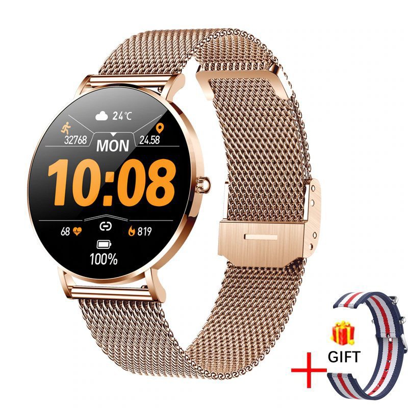 Women’s Smartwatch T8 – Slim Design with Call, Heart Rate & Health Tracking