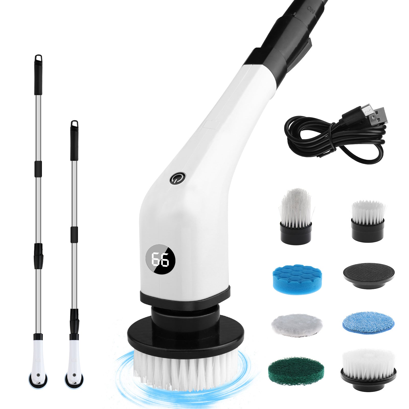 Electric Spin Scrubber – 7-in-1 Cleaning Brush for Bathroom, Tile & Kitchen