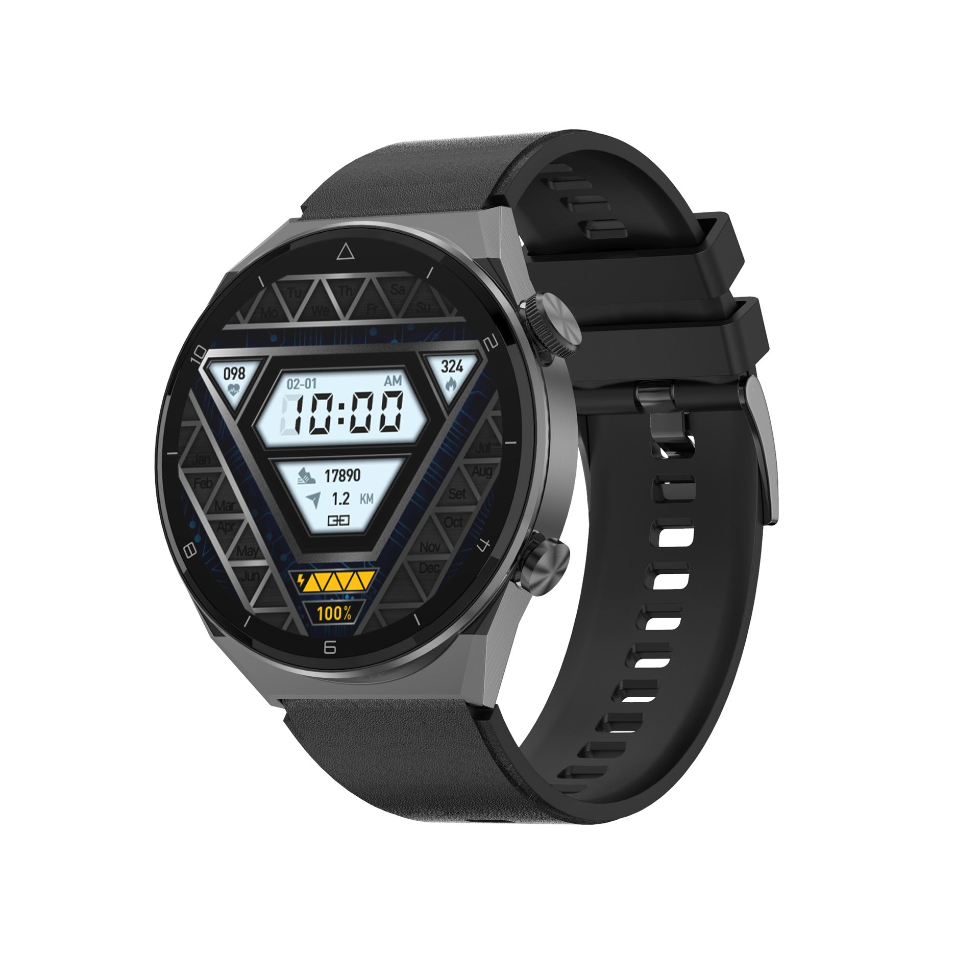 DT3 Pro Max Smart Watch – Bluetooth Calling, NFC, GPS & Wireless Charging