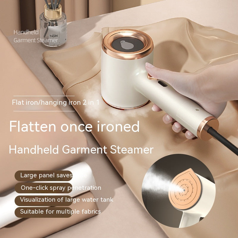 Travel Garment Steamer – Mini Handheld Fabric Iron for Quick Wrinkle Removal