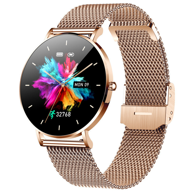 Women’s Smartwatch T8 – Slim Design with Call, Heart Rate & Health Tracking