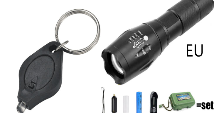 Super Bright LED Flashlight – Rechargeable Waterproof Tactical Torch for Camping & Home