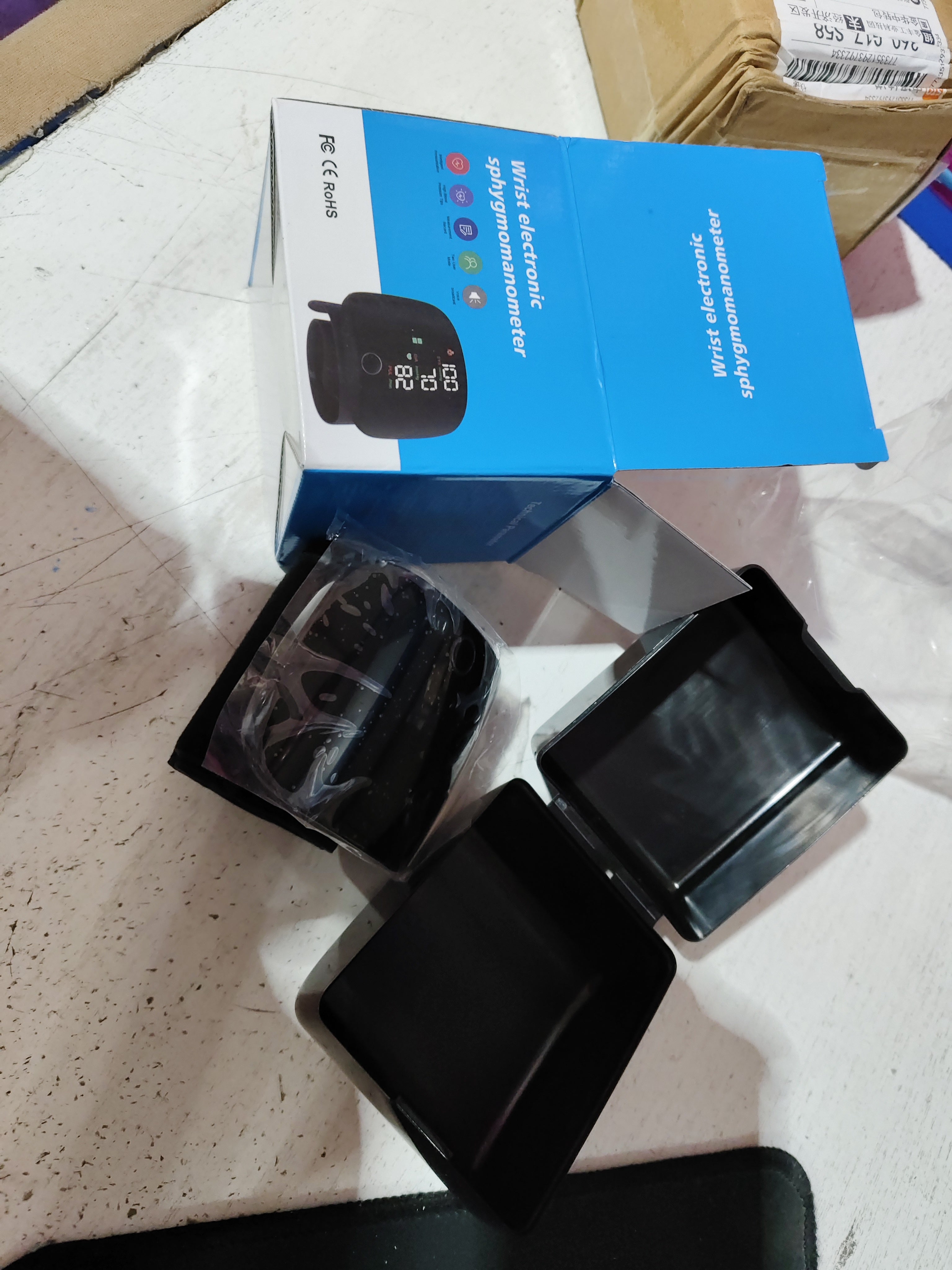 Wrist Blood Pressure Monitor – USB Rechargeable Smart BP Meter with Digital Display