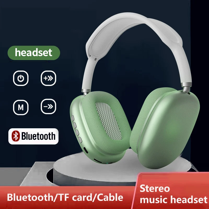 P9 Wireless Bluetooth Headset – Noise Cancelling Gaming & Sports Headphones with Mic