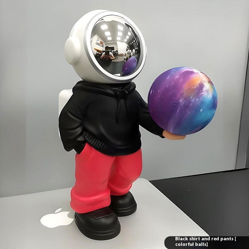 Spaceman Bluetooth Speaker Lamp – Colorful LED Night Light with Wireless Audio