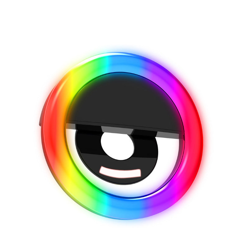 USB Rechargeable Phone Selfie Ring Light RK12 – Beauty Fill Light for Perfect Photos & Videos