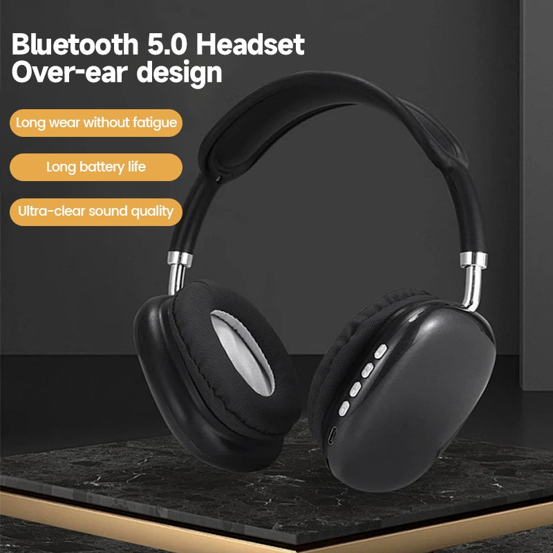 P9 Wireless Bluetooth Headset – Noise Cancelling Gaming & Sports Headphones with Mic