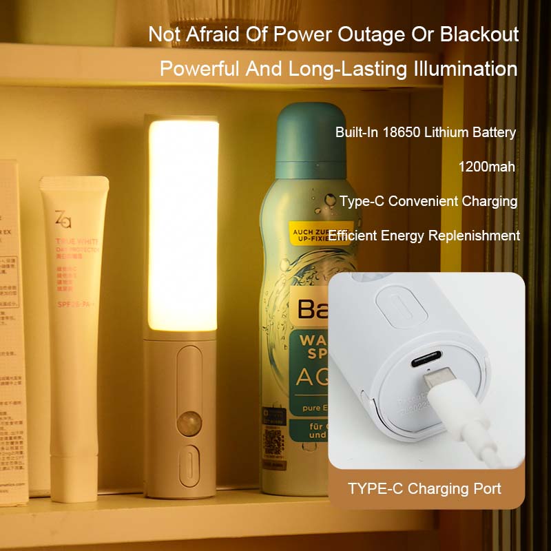 Smart Motion Sensor LED Night Light – Wireless Auto Light for Bed, Kitchen & Closet