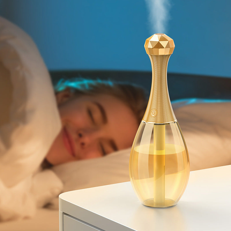Mini USB Perfume Humidifier – Silent Portable Aroma Diffuser for Home & Office