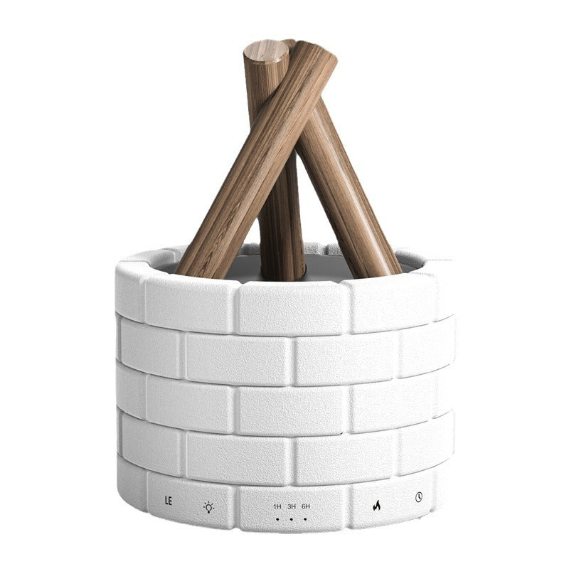 Flame Simulation Humidifier – Aroma Diffuser & Bedroom Spray