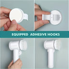 USB Rechargeable Electric Spin Cleaning Brush – Handheld Power Scrubber for Kitchen & Bathroom