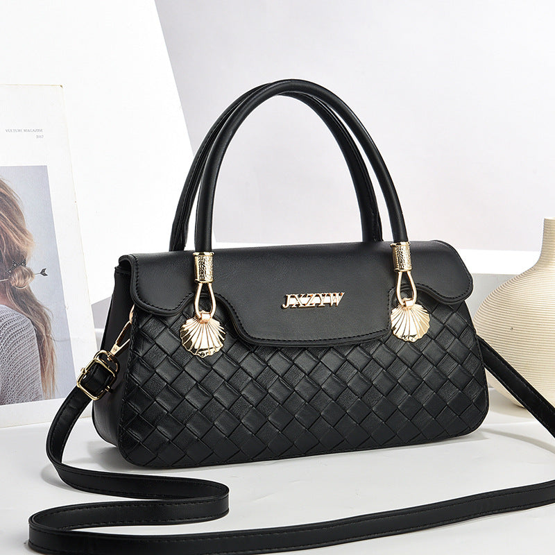 Women’s Vintage Handbag – Letter Printed Crossbody Shoulder Bag