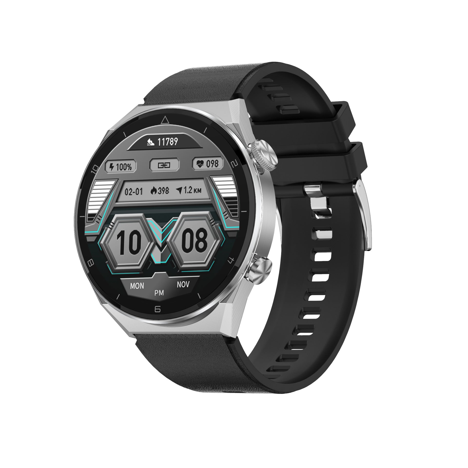 DT3 Pro Max Smart Watch – Bluetooth Calling, NFC, GPS & Wireless Charging